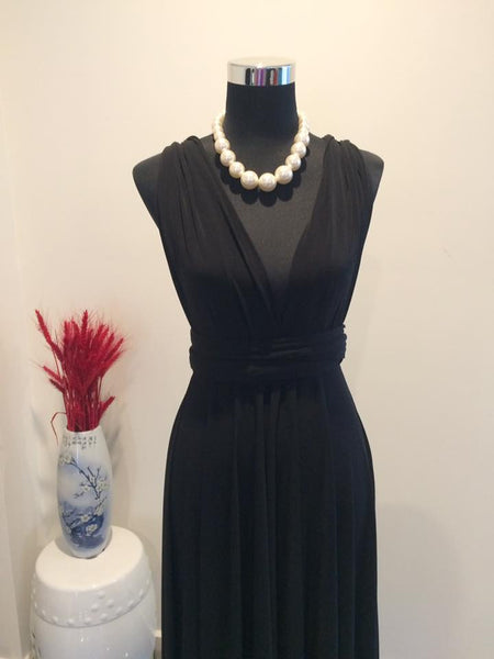 Black Convertible/Multi-Way Dress