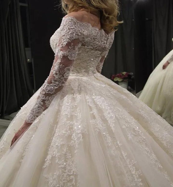 Laura Bridal Couture (Off Shoulder Lace Ball Gown)