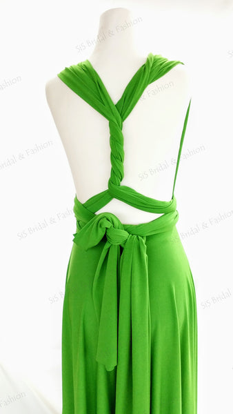 Avocado Green Convertible/Multi-Way Dress – Bridal Fashion