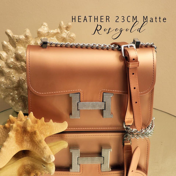 Heather Sling Bag-Rose Gold Matte