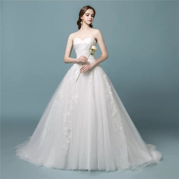 Laura Bridal Couture Simple Elegant Ball Gown