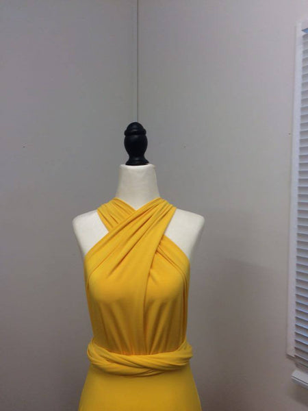 Yellow Gold Convertible Infinity Dress
