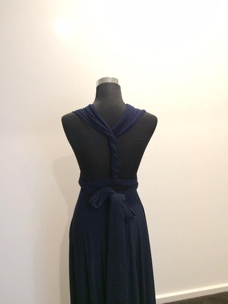 Navy Blue Convertible/Multi-Way Dress